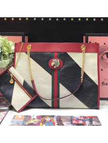 Gucci Stripes Rajah Large Tote 537219 Multicolor 2019