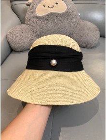 Gucci Straw Wide Brim Hat Beige G21 2021