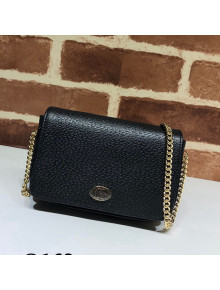 Gucci Leather Super Mini Bag 615463 Black 2021