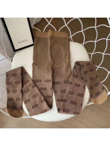 Gucci GG Knit Tights 08 Light Brown 2019