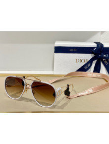 Dior Bobby Sunglasses A1U White 2021