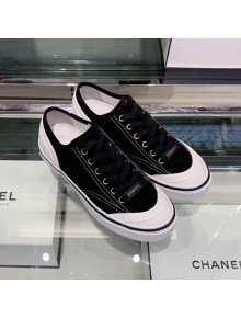 Chanel Suede Calfskin Sneakers G34760 Black 2019