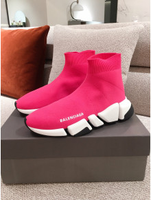 Balenciaga Speed Knit Sock Boot Sneaker Pink 2021 13 ( For Women and Men)