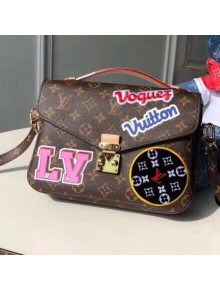 Louis Vuitton Monogram Canvas Pochette Metis Bag Patches M43991 2018