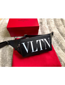 Valentino Men's VLTN Belt Bag 0056 Black/White 2020