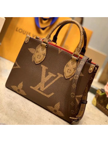 Louis Vuitton Onthego PM Tote Bag in Giant Monogram Canvas M45039 Brown 2021