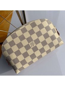 Louis Vuitton Damier Azur Canvas Cosmetic Pouch N60024 White