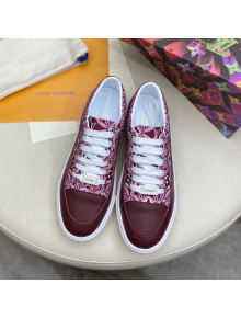 Louis Vuitton Since 1854 Stellar Sneakers 1A8DDQ Burgundy 2020