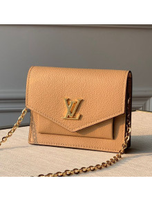 Louis Vuitton Mini Mylockme Chain Pochette Bag M69204 Beige 2020