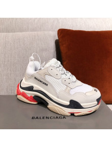 Balenciaga Triple S Sneakers White/Grey 2021 06 (For Women and Men)