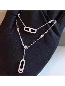 Messika Move Crystal Double Necklace 2019