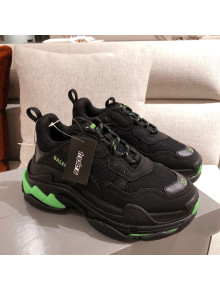 Balenciaga Triple S Sneakers Black 2021 10 (For Women and Men)