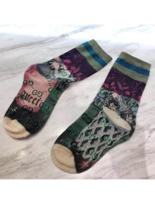 Gucci Flower Print Socks 2022 040186