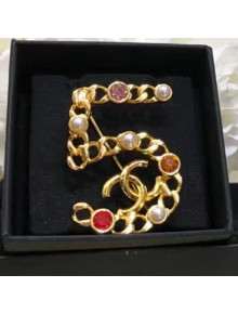 Chanel 5 Brooch AB5788 2021