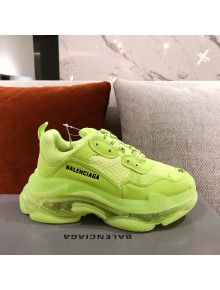 Balenciaga Triple S Sneakers Green 2021 15 (For Women and Men)