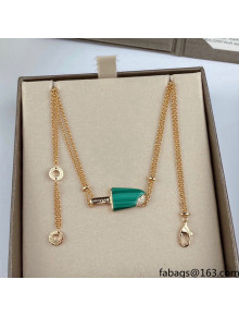 Bvlgari Ice Cream Necklace BN75 Green 2021