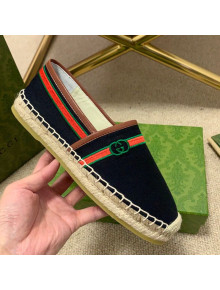 Gucci Epilogue Canvas Web Espadrilles Black 2021 (For Women and Men)