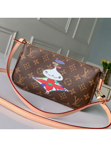 Louis Vuitton Monogram Canvas Mini Pochette Accessoires Pouch M51960 Red 2019