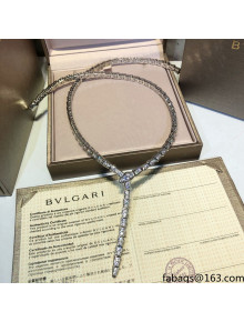 Bvlgari Serpenti Viper Necklace 02 Silver 2021