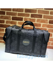 Gucci Off The Grid GG Nylon Travel Duffle Bag 630350 Black 2020