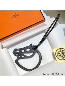 Hermes Paddock Cheval Charm Black 2021