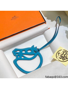 Hermes Paddock Cheval Charm Blue 2021