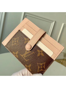 Louis Vuitton Monogram Canvas Monogran Card Holder M61730 Pink 2020