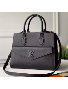 Louis Vuitton Lockme Tote PM Bag in Grainy Calfskin M55845 Black 2020