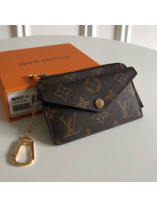 Louis Vuitton Monogram Canvas Card Holder Recto Verso Wallet M69431 Brown 2021