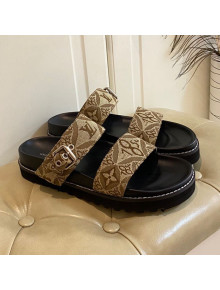 Louis Vuitton Since 1854 Flat Sandals Khaki 2020