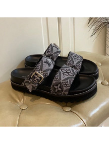 Louis Vuitton Since 1854 Flat Sandals Grey 2020