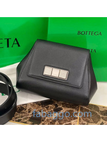 Bottega Veneta Mini Belt Bag in Textured Leather Black 2020