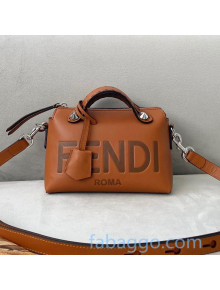 Fendi By The Way Mini Brown Leather Boston Bag 2020