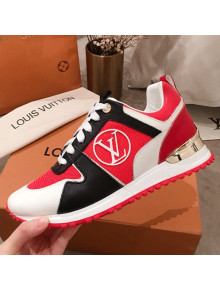 Louis Vuitton Run Away Calfskin Sneakers Red 2021 09