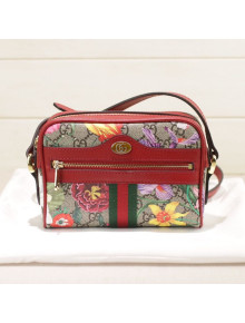 Gucci Ophidia GG Flora Mini Bag ‎517350 Red 2019