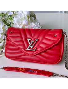 Louis Vuitton New Wave Chain Pochette Shoulder Bag M63956 Red 2019