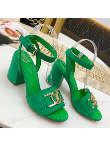 Louis Vuitton Lock It LV Circle Sandals Green 2021