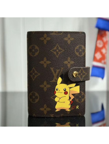 Louis Vuitton Monogram Canvas Pikachu Print Small Ring Agenda Book Cover R20005 07 2019