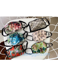 Gucci Silk and Cotton Mask 6 Color 2020