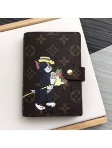 Louis Vuitton Monogram Canvas Print Small Ring Agenda Book Cover R20005 01 2019