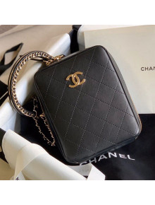 Chanel Calfskin Vertical Camera Bag AS1753 Black 2021