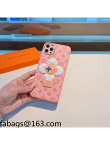 Louis Vuitton Vivienne Monogram iPhone Case Pink 2021 1104113