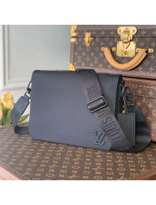 Louis Vuitton Aerogram LV Messenger Bag in Black Grained Calfskin M57080 2021