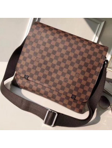 Louis Vuitton Damier Ebene Canvas District MM Messenger Bag N41032 2018