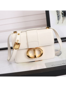 Dior Micro 30 Montaigne Bag in Box Calfskin White 2021 S9030