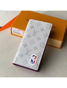 Louis Vuitton LV x NBA Brazza Wallet in Monogram Canvas White M80106 2020