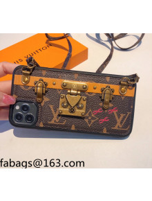 Louis Vuitton Lock Monogram Canvas iPhone Case 2021 1104122