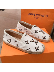 Louis Vuitton Animal Print Espadrilles White 2019 (For Women and Men)