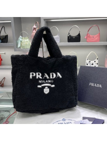 Prada Terry Tote bag 1BG130 Black 2021