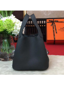 Hermes Original Togo Leather Picotin Lock PM/MM Bag Deep Grey